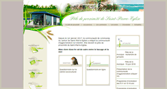 Desktop Screenshot of cc-saint-pierre-eglise.fr